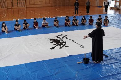 點　Tenさん　書道ワークショップ